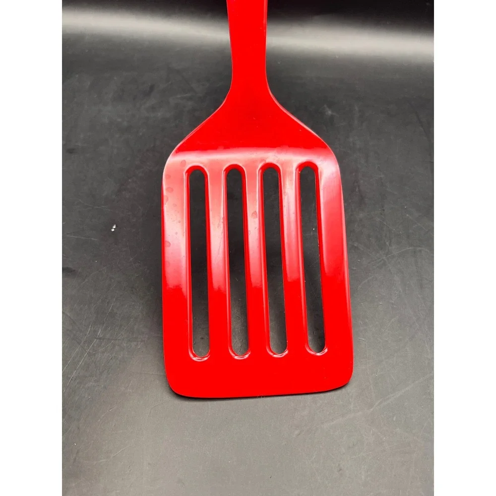 Vtg Retro‎ Red Melamine Spatula Flipper Turner Utensil Kitchenware 12.75